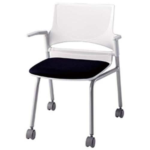 ■NAIKI 会議用チェアー 色:ブラック〔品番:E2751FBK〕【8684847:0】[送料別途見積り][掲外取寄][店頭受取不可]