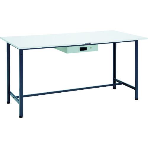 ■TRUSCO 軽荷重立作業台(300kg)HAE型 1800X900XH900 薄型1段引出付 ダークグレー色〔品番:HRAE1809UDK1DG〕【8688705:0】[法人・事業所限定][直送元][店頭受取不可]