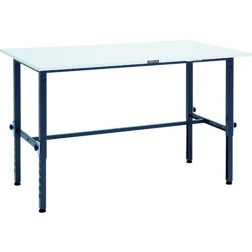 ■TRUSCO 軽荷重作業台高さ調節式(150kg)AEM型 1500X900XH650~950 基本タイプ ダークグレー色〔品番:RAEM1509DG〕【8688741:0】[法人・事業所限定][直送元][店頭受取不可]