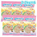 【即納在庫品】 【ケース販売】 ニチドウ メディラビット アダルトソフト ハニープラス 2.2kg ×6 はちみつ入り 小粒タイプ おとな ウサギ用 ドライフード