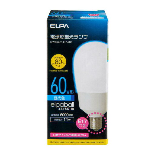 朝日電器 電球形蛍光灯E1760EFA1 EFA15ED11-E17-A161 朝日電器 電球形蛍光灯E1760EFA1 EFA15ED11-E17-A161