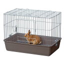 【即納在庫品】 うさぎ ケージ 大きい マルカン うさぎが上手に飼えるリビングルーム L MR-977 組み立て簡単 お手入れしやすい 天面扉 掃除しやすい ホコリやオシッコが飛び散りにくい 深型トレイ ミニマルランド(4)
