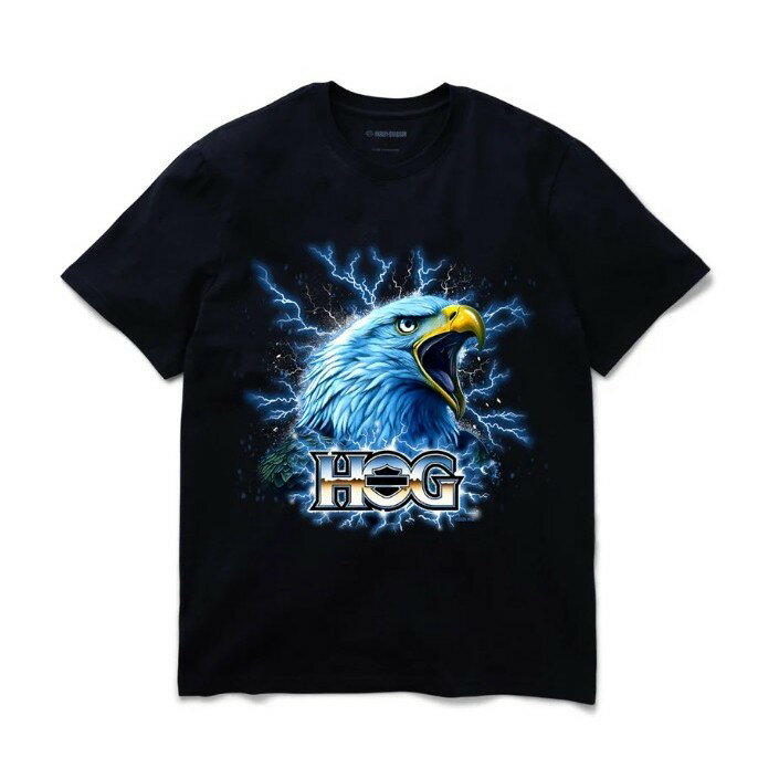 Rakuten - 【ハーレー純正】 エレクトリックイーグル HOG® 半袖グラフィックTシャツ 96889-25VX