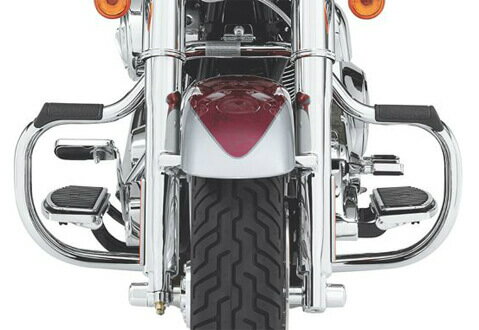 【ハーレー純正】 マスタッシュ・エンジンガード クローム 49140-05B