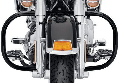 【ハーレー純正】 エンジンガードキット グロスブラック 49023-02A