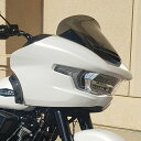 ハーレー 2024以降 ロードグライド 10.5インチ ウィンドシールド (ダークスモーク) ウィンドベスト