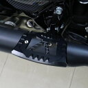 ハーレー アルミ ミニフットボード (ブラック) スピードラ