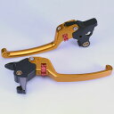 ハーレー M8ソフテイル アルミ アジャスタブルレバーセット スタンダードタイプ (ゴールド/レッド) スピードラ