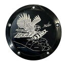 ハーレー ツインカム用 AIR FORCE#3デザイン ダービーカバー フラットブラック ビックバガー
