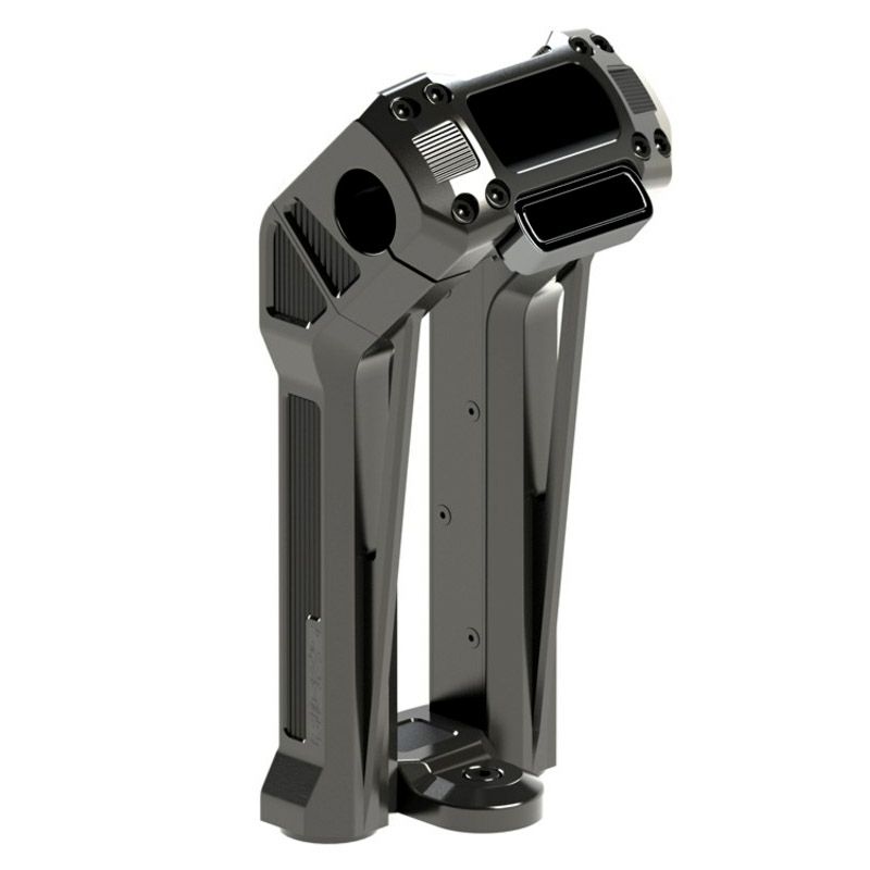 ハーレー 2018〜2024 M8 ストリートボブ、スタンダード 11.5インチ プルバックライザー リックスモーターサイクル