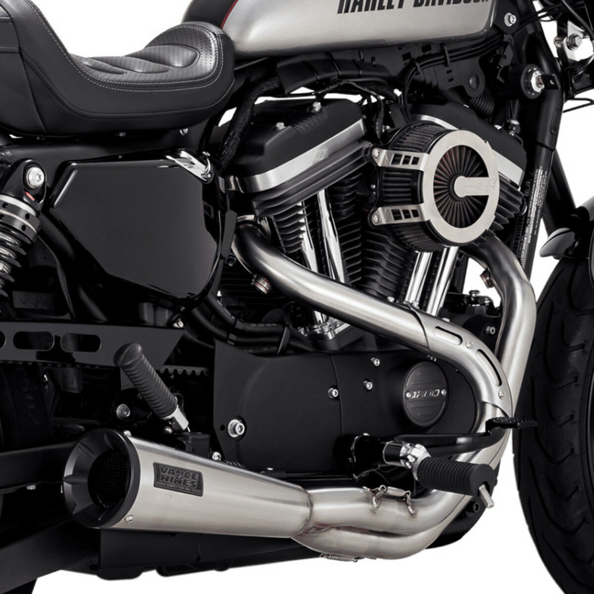 スポーツスター UPSWEEP 2-1 フルエキゾーストマフラー (ステンレス) PCX仕様 Vance & Hines