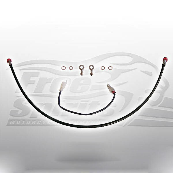 【Free Spirits】 フォワードコントロールキット用 ブレーキライン ABS無し　205709