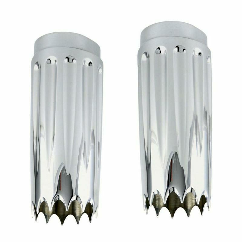 【ポールヤフィー】SC-YB-EXT-13E-C Yafter Burner エクステンド スライダーカバー　クローム 1984〜2013 ツーリング、1986〜2017 FLソフテイル