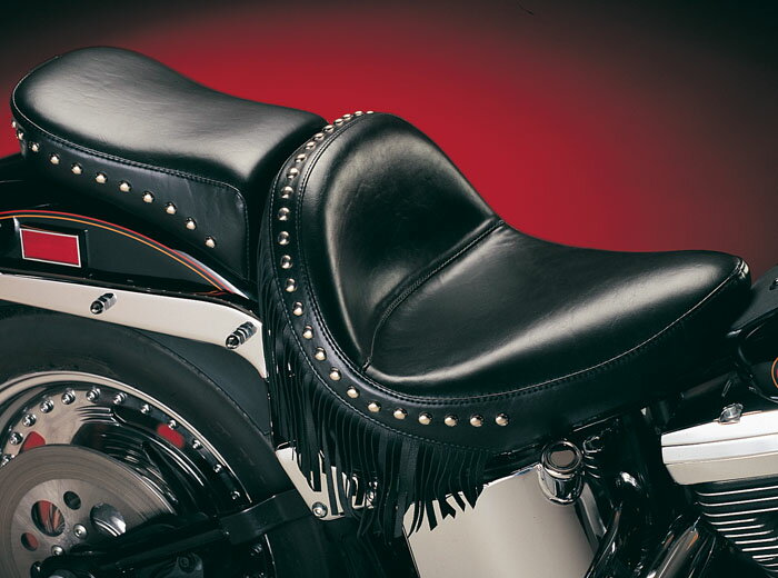 2000〜2007 ソフテイル モンタレー ソロシート スムース/フリンジ 【Le Pera】LX-611