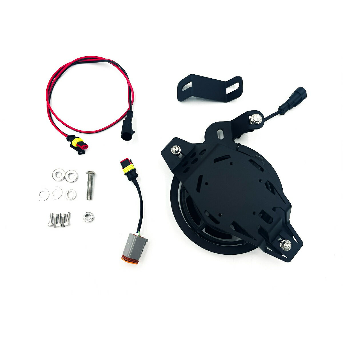 カウベルホーン装着車用シリンダーヘッドクーラーマットブラック【WMW】WMW-CHC02