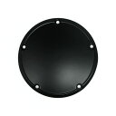 ツーリング、ソフテイル、ダイナ用 ステップドダービーカバー マットブラック 515351 【MCS】