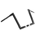 2015以降 FLTRモデル STR Miter 1.5インチ ハンドルバー ブラック 12インチ 【Factory47】HB1835012B