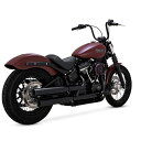 【Vance & Hines】46312 ハーレー M8ソフテイル エリミネーター300 スリップオンマフラー(ブラック) PCX仕様