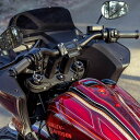M8ソフテイル ストリートボブ、ブレイクアウト、ローライダーST Clubstyle 7インチ プルバックライザー (ブラック) Thunderbike 51-...