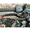 スポーツスターS、ナイトスター アジャスタブル ブレーキ、クラッチレバーセット レッドエンド 【probrake】HB2047-RT