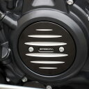 スポーツスターS、ナイトスター、パンアメリカ オルタネーターカバー (ブラック/シルバー) SPEEDRA AANHD01BK