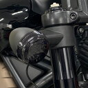スポーツスターS、ナイトスター、パンアメリカ ウィンカーレンズカバーセット(スモーク) KIJIMA HD-01293