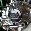 1971〜2003 スポーツスター ポイントカバー 縦穴タイプ (半艶ブラック) INFINITY POINT-VER-BK