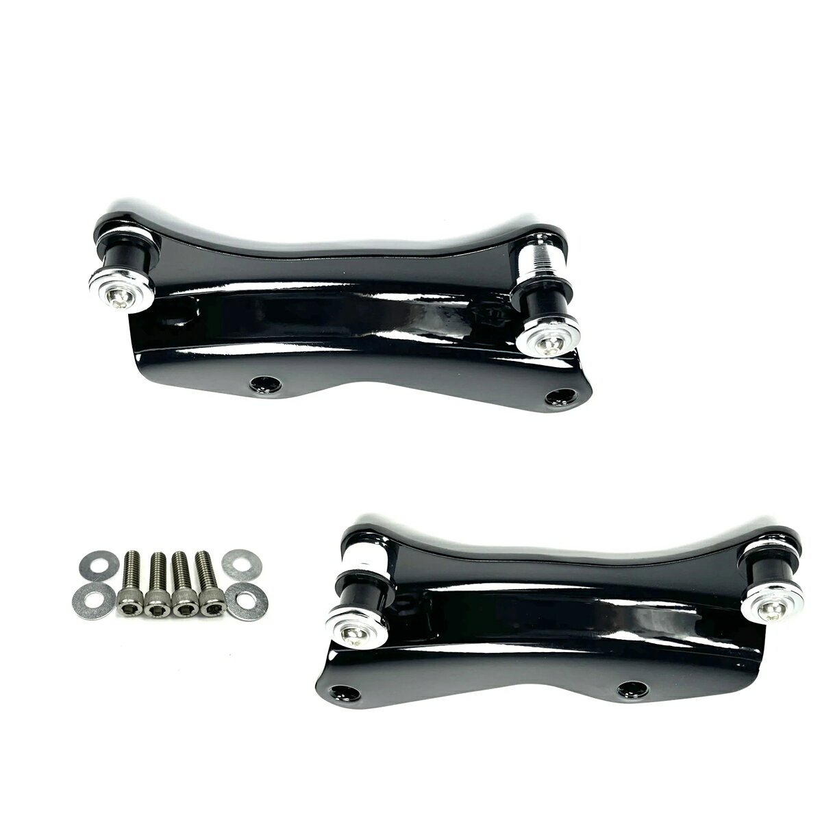 ハーレー ツーリング ドッキングハードウェアキット CMCボルトキャップ付(ブラック) 【CMC】GBDOCK14-BUNDLE