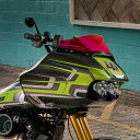2015以降ロードグライド KOLOR FLARE ウインドシールド 6インチ レッド 【KLOCK Werks】KWW-01-0663