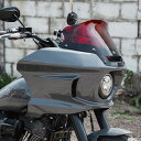 【KLOCK Werks】 KOLOR FLARE ウインドシールド 6インチ レッド FXLRST、FXRST KWW-02-0622