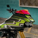 2015ロードグライド用 アイスカラーフレア ウィンドシールド レッドアイス 6インチ スポーツ KWW-01-0630 【Klock Werks】KWW-01...