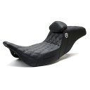 ツーリング SDC パフォーマンスグリッパーシート バックレスト付 Saddlemen SC80807DBRT