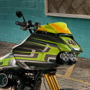 2015ロードグライド用 アイスカラーフレア ウィンドシールド イエローアイス 6インチ スポーツ 【Klock Werks】KWW-01-0629