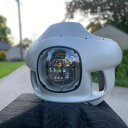 【KLEENMOTO】 RIGID ADAPT XP LEDヘッドライト 取り付けブラケット、ハーネスキット FXRPフェアリング用 1997〜2013 ロード...