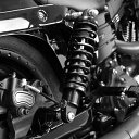 Legend Suspension Revo-A 伸び側減衰調整付 スタンダード・リアサスペンション 13インチ (ブラック) 【ダイナ】1310-0947