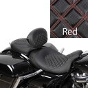 【Factory47】シートセット 3ピース 「Grand Touring 47 Series」 レッドステッチ ST1003RD