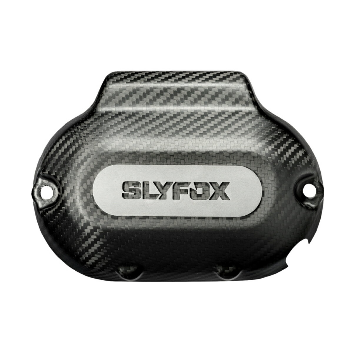 M8 ツーリング カーボンファイバー トランスミッションサイドカバー (マット仕上げ) SLYFOX 1105-0262