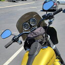 ダイナ、スポーツスター、FXR デュアルメーターマウント (ブラック) SLYFOX2210-0613