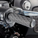 Arlen Ness ダイアモンド・ハンドグリップセット (ブラック) 2025以降 ツーリング、ソフテイル 500-058