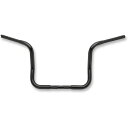 Fat Baggers 1.25インチ径 EZ Install ラウンドトップハンドルバー 12インチ (グロスブラック) 【ストリートグライド】
