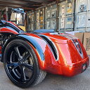 Paul Yaffe プロストリート・リアフェンダーキット マフラーアウトレット無し フリーホイーラー、ロードグライド3FPSFK-N-NO-B