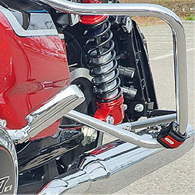 サドルバッグガード プロテクター レッド 【SOUL】HDP-N1-RED-1