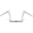 KODLIN 1.5インチ径 スーパーファット Flowbar ハンドルバー 17インチ (クローム) 【ロードグライド、ロードグライド3】KUS30205