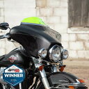 【KLOCK Werks】 ICE KOLOR FLARE ウインドシールド 3.5インチ グリーンアイス 1996〜2013 FLHT、FLHXKWW-01-...