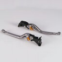 SPEEDRA スポーツスターS、ナイトスター、パンアメリカ用 アジャスタブル・ロングレバーセット (チタン/ゴールド)LVEGHD01TM-GD