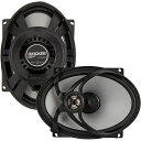 【KICKER】5x7インチ コアキシャルスピーカー (4オーム) ハーレー用 48PSC574
