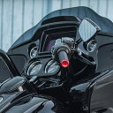 【Arlen Ness】ナールド・ハンドグリップセット (レッド) 2025以降 ツーリング、ソフテイル 500-055