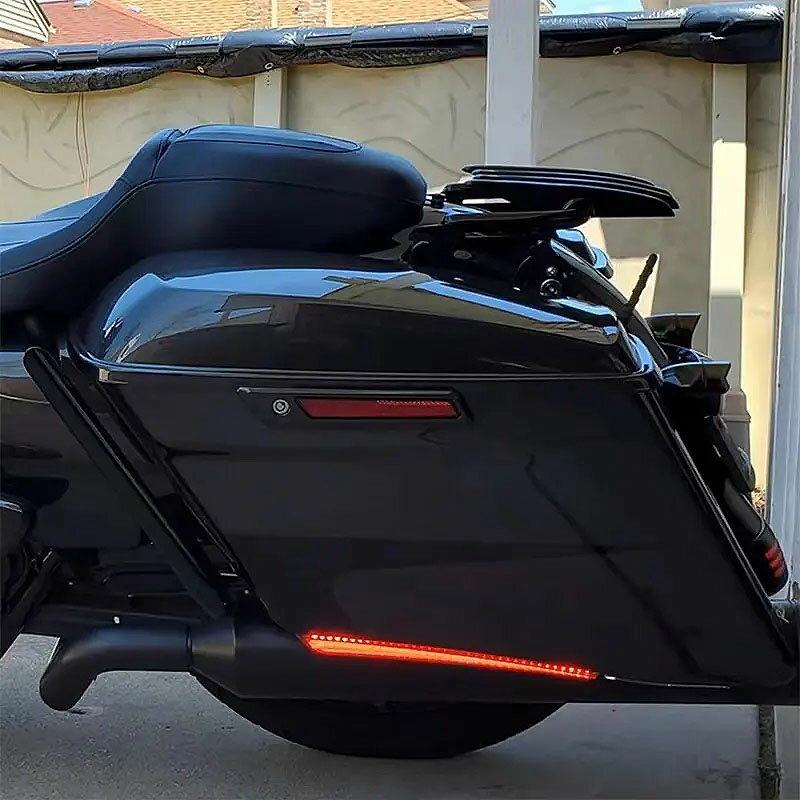 2014以降 FLHXS、FLTRXS、FLHRXS LEDストレッチサドルバッグライト スモークレンズ