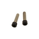 【Screws4Bikes】M8 ファットボブ用 ヘッドライトフェアリングボルトセット (グロスブラック) 979707
