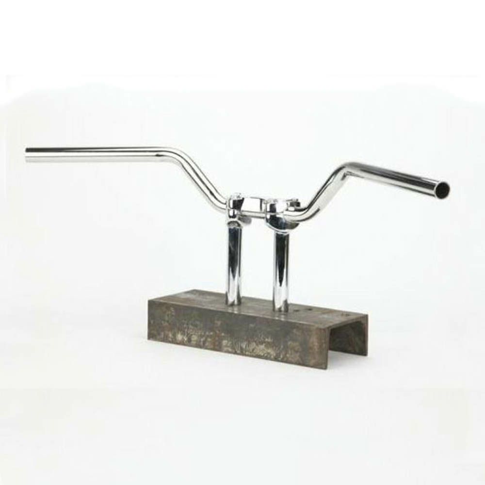 【車坂下】KMC-006 坂下ハンドル ロー (ポリッシュ)　ケーブルスロットル車　ヘコミ無